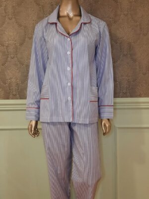 Pijama Pima Blue Stripe